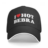 I Heart Hot Bebra I Love Hot Bebra kepurė Beisbolo kepuraitė vaikiška kepurė žieminė unisex kepuraitė moteriška