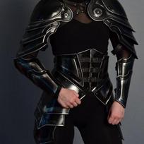 Hunter Lady Larp korsetas išlaisvinkite savo vidinį karį