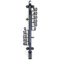 Lauko termometras juodas 25 cm