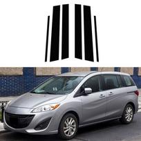 Automobilio statramsčio stulpeliai, durų langų apdailos dangtelių lipdukai, skirti Mazda 5 Premacy 2011 2012 2013 2014 2015 2016 2017 2018 Auto Styling