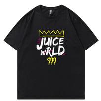 Reperio Juice Wrld unisex marškinėliai Hip Hop Street Unisex mada Medvilniniai Oversized Trumpomis rankovėmis Marškinėliai Juokingi Marškinėliai Viršūnės Drabužiai 4XL yellow