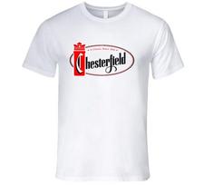 Chesterfield True Romance įkvėpti klasikiniai vintage cigarečių unisex marškinėliai S