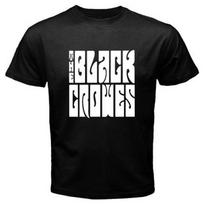 The Black Crowes Roko Grupės Logotipo Turo Juodi Unisex Marškinėliai S