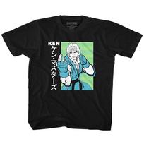 Street Fighter Ken Youth Black Unisex T-shirt S
