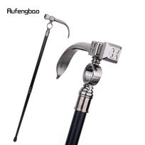 Long Hammer Fashion Lazda dekoratyvinė vampyro Cospaly vintažinė vakarėliu madinga lazdelė Helovino kryžkelė 93 cm gray
