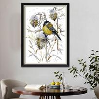 „Animals Birds“ antspauduotas dygsnio rinkinys suaugusiems – 29 x 37 cm 14CT