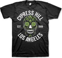Cypress Hill Cukrinis kaukolė Juodi Unisex marškinėliai S