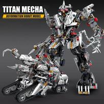 Miestas 1199vnt 2 viename Deformacijos mechas Warrior Robotas statybiniai blokai „pasidaryk pats“ techninis bakas karo mecha plytos žaislai vaikams dovanos