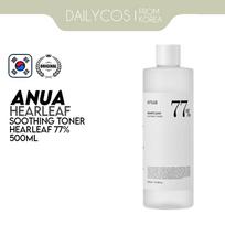 ANUA Hearleaf 77% Soothing toner 500ml