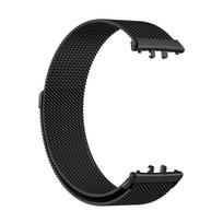 Nerūdijančio plieno magnetinės juostos dirželis skirtas Samsung Galaxy Watch Fit 3 apyrankė Galaxy Fit 3 pakaitiniams priedams For Galaxy Fit 3 juoda