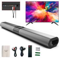 Belaidis „Bluetooth“ garso juostos garsiakalbių sistema „Super Power“ garso garsiakalbis Laidinis belaidis erdvinio garso stereo namų kino teatro televizoriaus projektorius juoda
