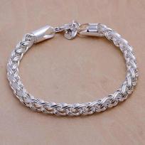 Didmeninės 925 svarų sterlingų sidabro apyrankės Papuošalų grandinėlė Moterims Ponai 6mm 4MM Aukštos kokybės Valentino dienos dovana Graži Gamyklos kaina 4MM-20cm