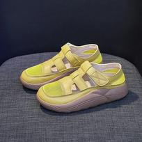 Vasariniai batai moterims Trendyol tinklelio sujungimas, kvėpuojantis laisvalaikio sportbačiai, moteriški sandalai, sportiniai sportiniai bėgimo bateliai 35 beige
