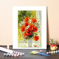 Skaitmeninė aliejinė tapyba „Pasidaryk pats“ tapyba pagal skaičius Skaičiai Aliejinė tapyba Namų dekoravimas Skaičiai Tapyba Drobė 40x50cm no frame