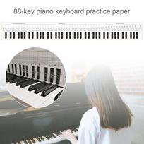 88 klavišų fortepijono akordų diagrama 1:1 Aiškus spausdinimas Pradedantiesiems fortepijono pirštų praktikos klaviatūros vadovas Mokymo priemonės klavišų diagrama