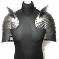 Royal Handicraft 18GA Steel Gothic Pair Of Medieval Pauldrons LARP Shoulder Presents for Christmas, birthdays, and Halloween