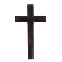 Religiniai reikmenys Krikščionių katalikų kryžiaus sienos pakabukas juodas medinis amatinis kryžiaus sienų dekoravimas 1pcs