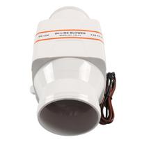 3 colių 12v 2,5a 4 menčių jachtos vėdinimo išmetimo ventiliatorius Dėvėjimui atspari variklio kabina „Straight Air“ White# balta