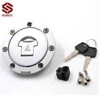 Motociklo bako dujų įprasto užrakinimo kuro dangtelio raktai, skirti Honda CB600F HORNET CBF600 CB400 CBR1100XX CB750 CBR600 RR gray