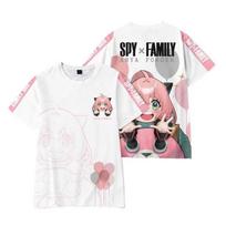 Spy X Family 3D spausdinimo marškinėliai Anime Kawaii mergaitė Anya Forger Berniukai Mergaitės Mada Oversize marškinėliai Harajuku Vaikų marškinėliai Viršutiniai drabužiai S