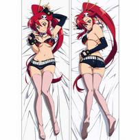 Karštas japoniškas anime Gurren Lagann Yoko Littner apkabinamas kūno pagalvės užvalkalas Tengen Toppa Gurren Lagann Nia Teppelin Dakimakura 150x50cm