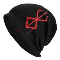 Berserk Guts Anime Prekės ženklo Unisex Moteriškos Pupelės Kepuraitės Dviračių Slidinėjimo Kepurė Dvisluoksnio Audinio Bonetas One Size