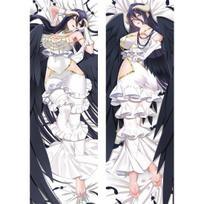 Anime Overlord Albedo Cosplay Dakimakura Apkabinantis kūno pagalvės užvalkalas pagalvėlės užvalkalas Otaku dekoro pagalvės užvalkalas Waifu Kalėdų dovanos 120x40cm Pillowcase