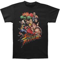 Street Fighter STFTR Slim Fit Black Unisex T-shirt S