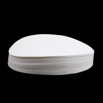 100 vienetų pakuotė bepelenis laboratorijos kiekybinis filtravimo popierius 30-50 um - baltas, 12,5 cm