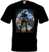 Halo Infinite Black Movie Poster Unisex T-Shirt S