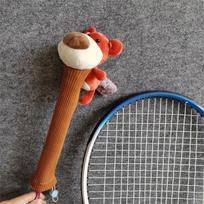 Badmintono raketės rankenos dangtelis, Overgrip dangtelis pliušinis lėlės neslystantis raketės rankenos apsauga Style C