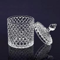 Stiklinis stiklainis saldainių indelis Jurta Roman Jar Tinkerbell dangtelis su dangteliu Stiklinis žvakių laikiklis Rankų darbo žvakių puodeliai „pasidaryk pats“ 1pc gray