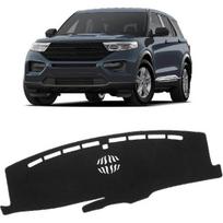 KUST Automobilio prietaisų skydelio uždangalas kilimėlis Ford Explorer 2020-2024 Vairas kairėje Pusiau neslystantis prietaisų skydelio kilimėlis pagalvėlė Interjeras Ford Explorer Priedai Pagal užsakymą