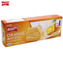Bissin Orange Vafliai 100 gx 1 vnt / 3 vnt / 6 vnt / 12 vnt - Tailandietiškas užkandis 100 g