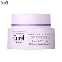 „Curel Aging Care Series“ drėkinamasis veido kremas, esminiai jautrios odos sprendimai, 40 g. - Odos priežiūra 40 g.