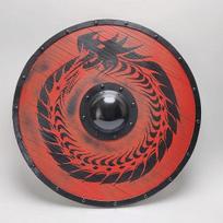 Viking Cosplay medinis skydas Viduramžių kostiumas Vikingo skydas mūšiui paruoštas vikingų skydas Ragnar Viking skydas Apvalus skydas Viking Cosplay dovana