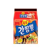 Samyang Hot n Spicy Fried Gan JJam-PPong Korean Red Chilli Noodle 140g x5ea