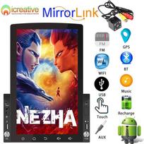 Automobilio radijas WiFi vertikalus ekranas Android MP5 Mirror Link GPS Bluetooth FM vaizdo išvestis 2 Din 3USB Daugiakalbis 10,1 colio 1+16GB