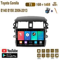 9 colių Android 2Din automobilio garso radijas DVD skirtas Toyota Corolla E140/150 2006-2013 Multimedijos grotuvas Navigacija Stereo radijas WIFI 1+16GB