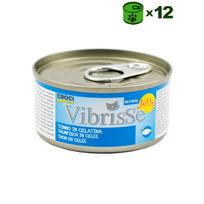 Vibrisse Tonno al Naturale Jelly konservuotas pašaras katėms, tunas drebučiuose; 12x70g