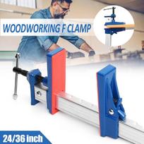 24/36 colių F-Clamp strypas Medienos apdirbimo spaustuko laikiklis „pasidaryk pats“ T medžio spaustukai Greito reketo atsegimo medinis dailidės rankinis įrankis 24‘’
