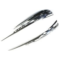 VTX 1300 motociklo chromo ABS kuro dujų bako emblemos ženklelio dekoravimas 3D lipdukų lipdukų rinkinys, skirtas Honda VTX1300 1300T 1300S black