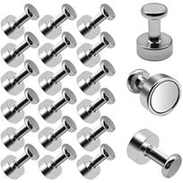 Magnetinė lentelė Neodimio magnetai 18 vnt. Magnetiniai magnetai Stipri skelbimų lenta Magnetinė lenta Magnetinei lentai Šaldytuvas Kūginiai magnetai Nikeliuoti 8x6x1cm