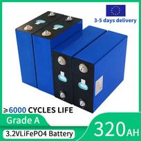 3,2V 320AH 310AH LifePO4 Baterijos įkraunamas ličio geležies fosfato baterijų paketas  pasidaryk pats  12V 24V skirtas RV furgonams kemperiams EV valtims