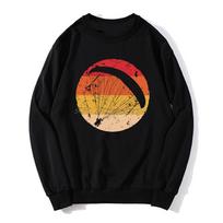 Mada Retro Parasparniai Hoodie Laisvalaikio Parasparniai Parachute Parachute Unisex Hoodies Megztinis Megztinis Harajuku Streetwear L