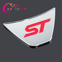 Color My Life ST Vairaračio Blizgučių Lipdukas ABS Chromo Dangtelio Lipdukai Ford Fiesta Ecosport 2009 - 2017 Automobiliui mėlyna