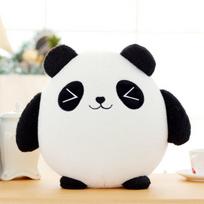 18cm Panda pliušiniai gyvūnai lėlės žaislai Sėkmės katės pliušiniai žaislai kimšti laimingi automobilio dekoracijos dovanos A 18cm Panda