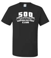 Bench Press Club 50 50 T-Shirt Powerlifting Gym Bodybuilding Fitness Lifting S