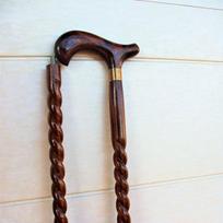Medinė rankų darbo rankų darbo lazda, sulankstoma lazda, 91,44 cm