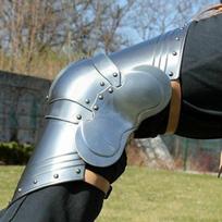 Viduramžių plieno šarvai kelio LARP Cosplay kostiumas SCA Knee 18G plieno kovai paruoštas kostiumas Helovino dovanos